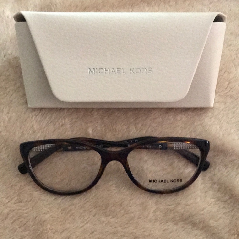 Michael Kors Glasses Brown Rhinestone NWT